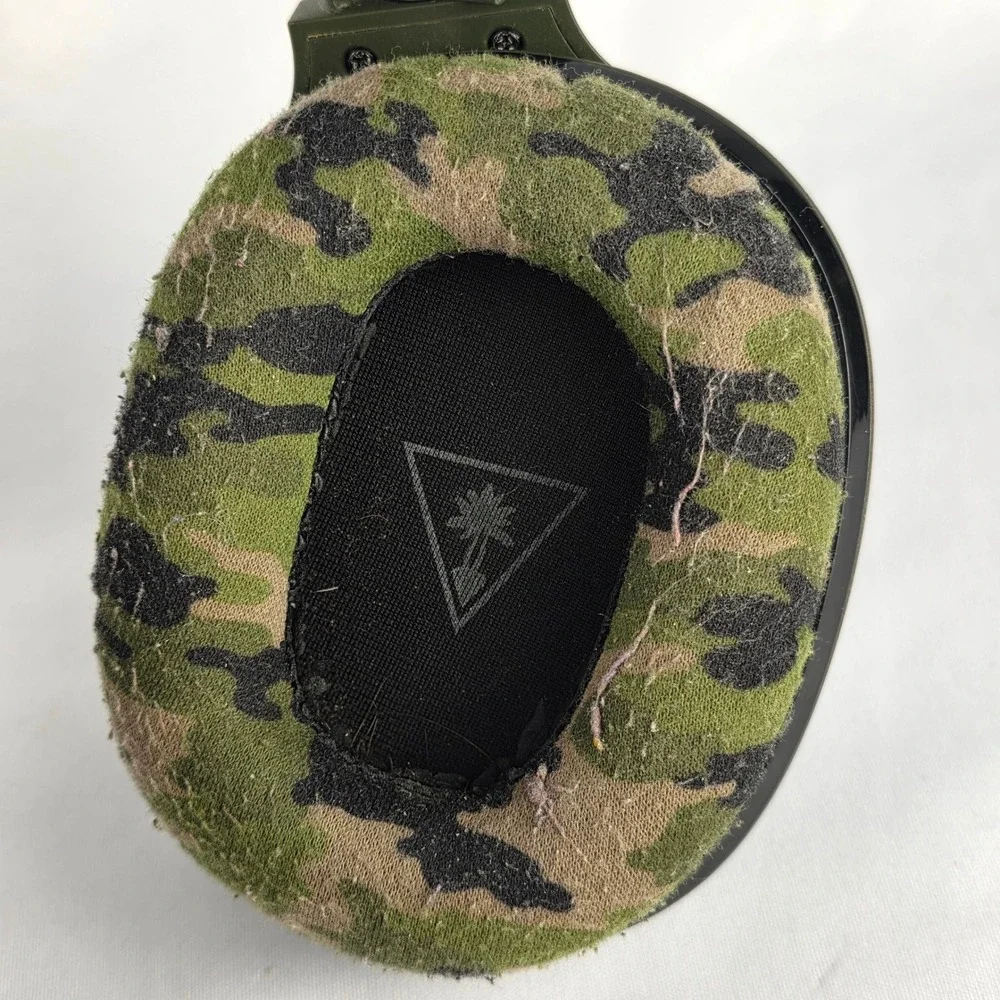 Turtle Beach Recon 50p Gaming Headset (works) Olive Green‎ Camo- MIC NOT WORKING